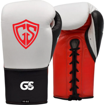 GS Sports Premium Leather Boxing Gloves - Professional Training Gear